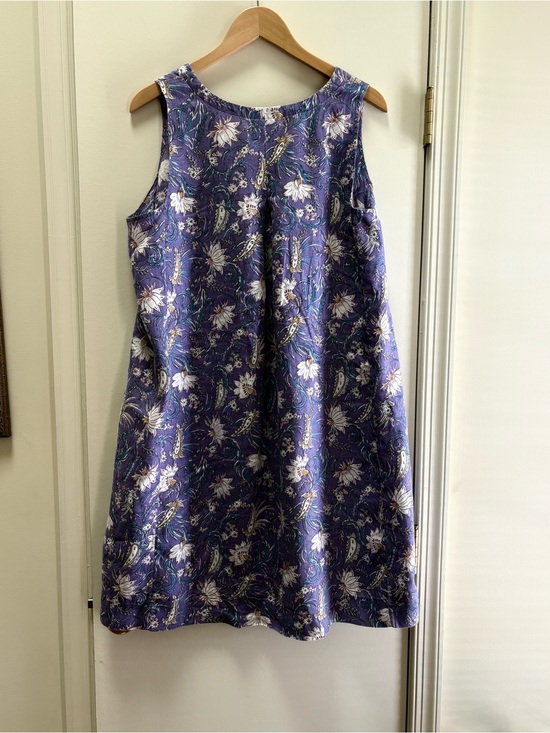 J. Jill Dresses & Skirts - JJill Love Linen Purple Print Sleeveless Dress